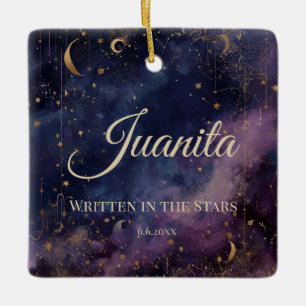 Celestial Quinceañera, anpassningsbar Julgransprydnad Keramik