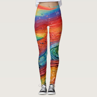 ’Celestial Rainbow Dreams: Y2K Aesthetic Leggings’ Leggings