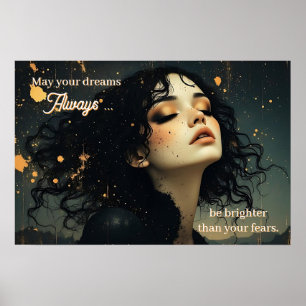 Celestial Reverie / Stardust & Shadows Citat Poster