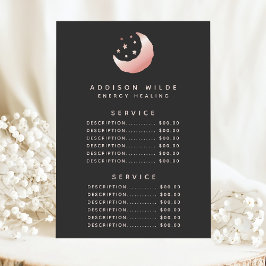 Celestial Rose Gold Halvmåne Service Pris Meny