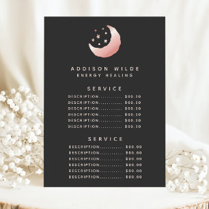 Celestial Rose Gold Halvmåne Service Pris Meny