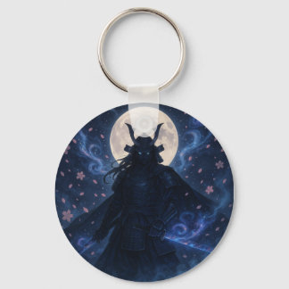 Celestial Samurai Keychain | Anime Fantasy Warrior Nyckelring