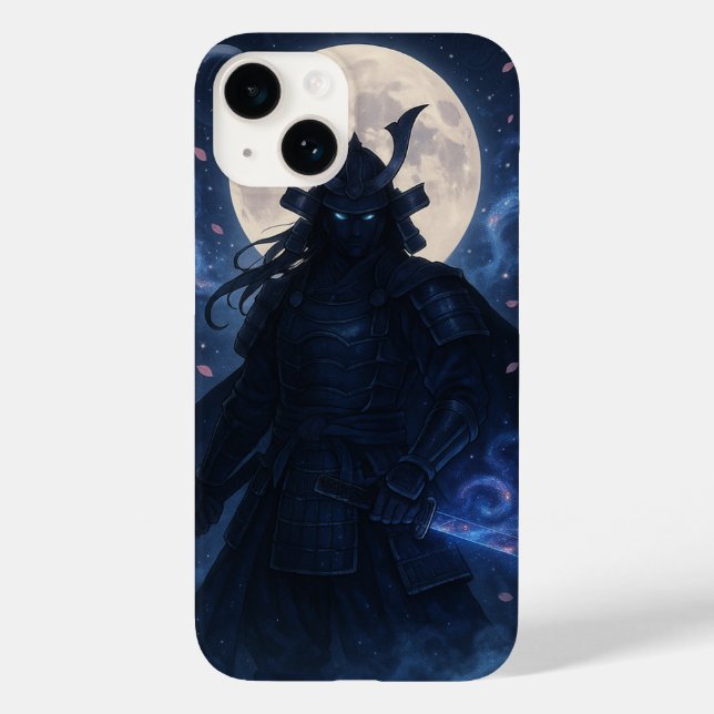 Celestial Samurai Phone Case | Mörk Fantasy Anime (Baksida)