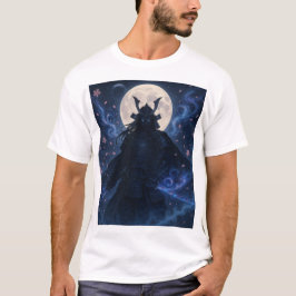 Celestial Samurai T-Shirt | Mörk Fantasy Anime Kri
