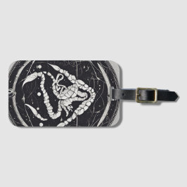 Celestial Scorpio Zodiac-tecken Bagagebricka