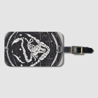 Celestial Scorpio Zodiac-tecken Bagagebricka