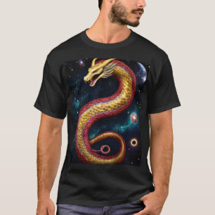 Celestial Serpent - Guardian of the Cosmos" T Shirt