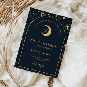Celestial skriven i stjärnorna Spara datumet Inbjudningar