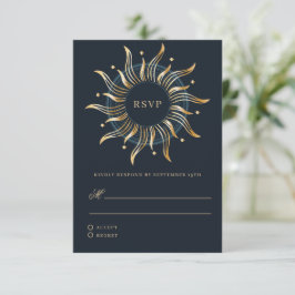 Celestial Sol-flottan Golden Monogram OSA Kort