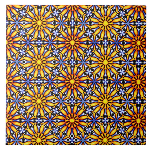 Celestial Sol Mandala Kakelplatta (Framsidan)