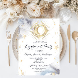 Celestial Sol,Måne,Stars Inbjudningar