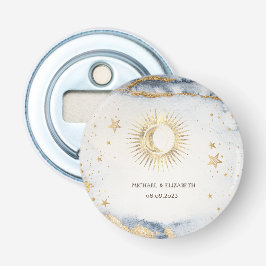 Celestial Sol,Måne,Stars Watercolor Flasköppnare