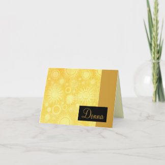 Celestial Sol Note Cards Kort