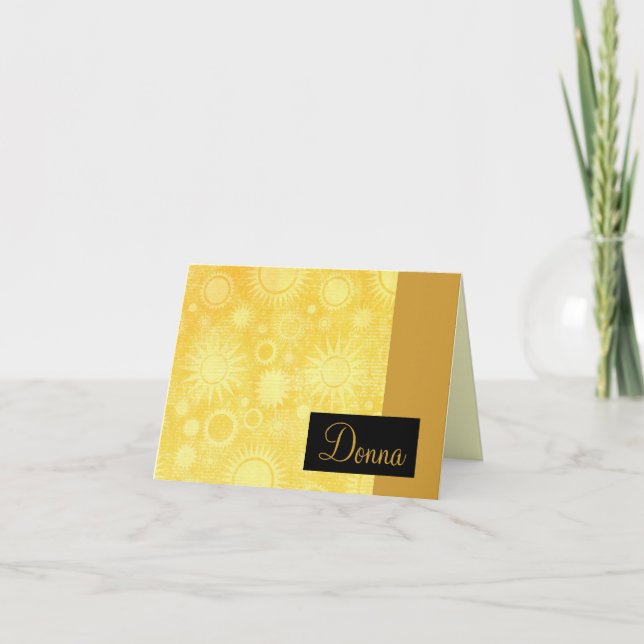 Celestial Sol Note Cards Kort (Framsida)