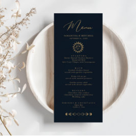 Celestial Sol och Måne Menu Meny