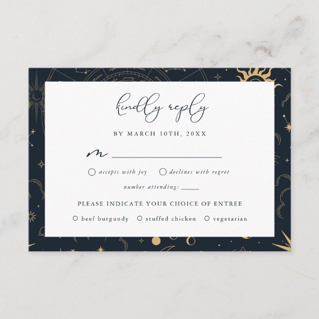 Celestial Sol och Måne Stars OSA kort (Framsida)