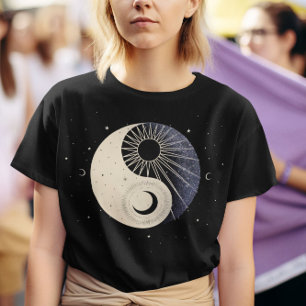 Celestial Sol och Måne T Shirt