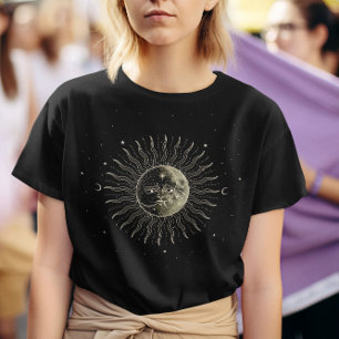 Celestial Sol och Måne T Shirt