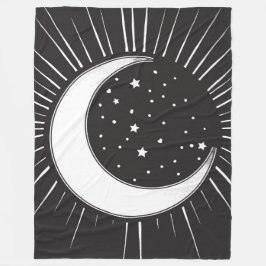 Celestial Sol och Stars Fleecefilt