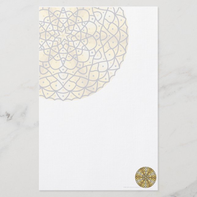 Celestial Sol Stationery Brevpapper (Framsida)