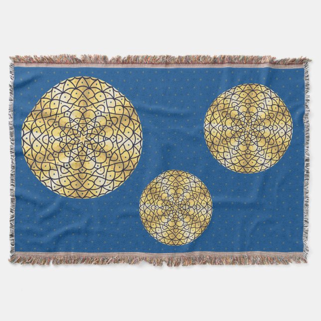 Celestial Sol Throw Blanket Mysfilt (Framsidan)