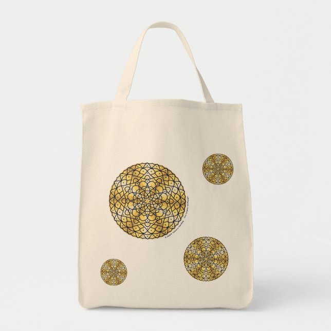 Celestial Sol Tote Bag Tygkasse (Framsidan)