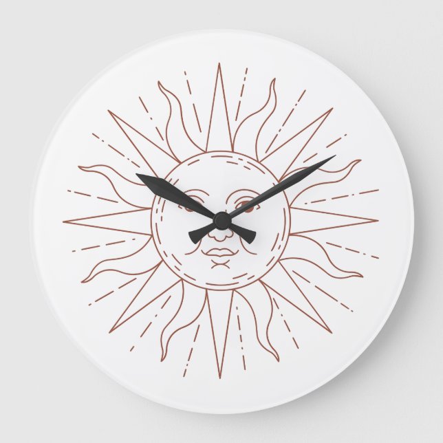 Celestial Sol Urklocka  Stor Klocka (Framsida)