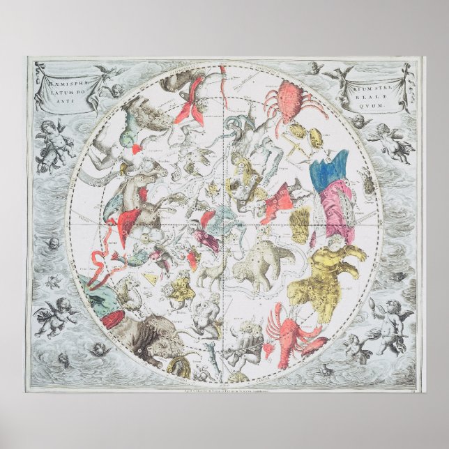 Celestial som visar tecken på Zodiac Poster (Framsidan)