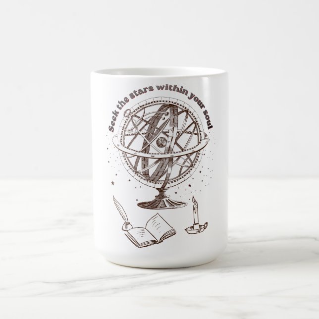 Celestial Soulsvisdom | Vintage Armillärsfär  Kaffemugg (Center)