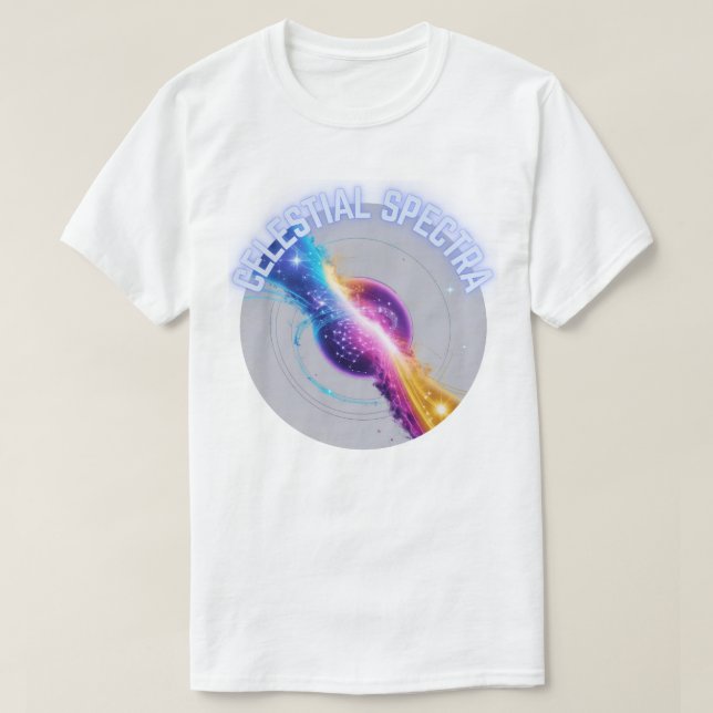 Celestial Spectra - Spektrum för stjärnorna T Shirt (Design framsida)