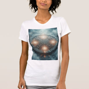 Celestial Spelcirkel – Lysande Alkemi T Shirt