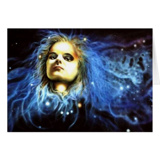 Celestial Spirit blank notelet/kort OBS Kort (Framsidan Horizontal)