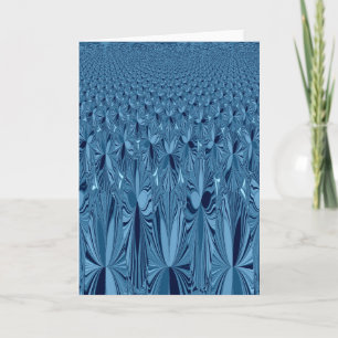 Celestial Splendor: Iridescent Blue Ro Design Kort