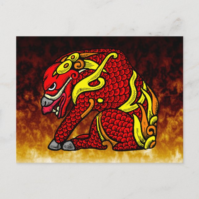 Celestial Stag Postcard Vykort (Framsida)