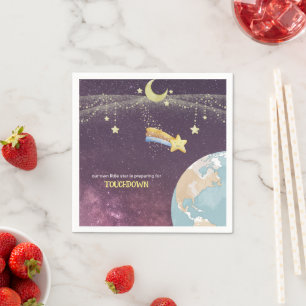 Celestial Star Anpassningsbar Typography Cute Simp Pappersservett
