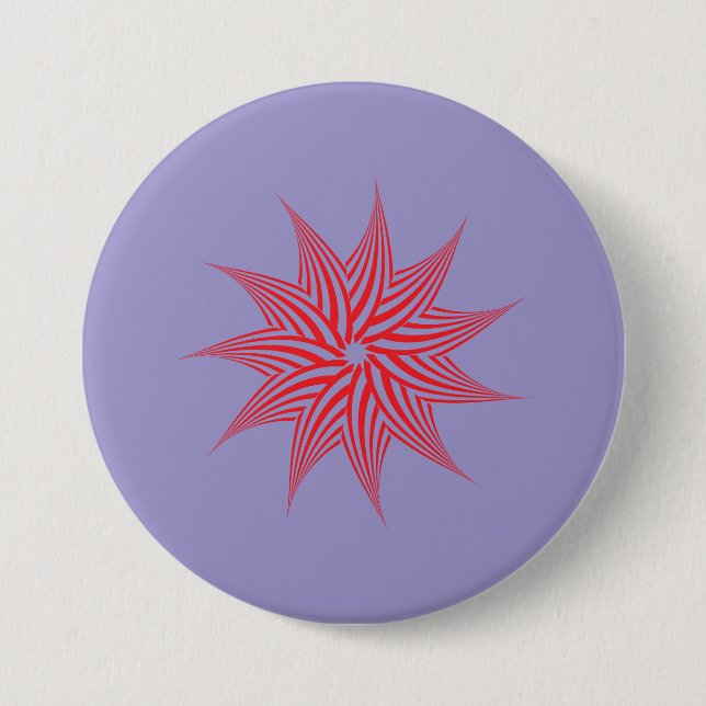 Celestial Star Buttons - Shining Emblem Patches Knapp (Framsida)