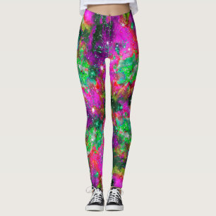 Celestial Star Fält över alla trycksaker Leggings