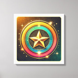 Celestial Star Glow Canvastryck