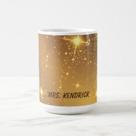 Celestial Star Universe Personlig Kaffemugg