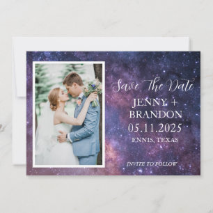 Celestial Starry Night Himlar Galaxy Photo Romanti Spara Datumet