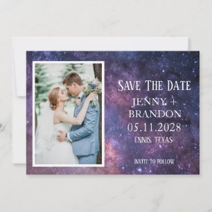Celestial Starry Night Himlar Galaxy Photo Romanti Spara Datumet