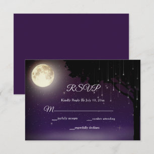 Celestial Starry Night String Ljus Bröllop OSA Kort