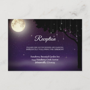 Celestial Starry Night String Ljus Bröllop Tilläggskort