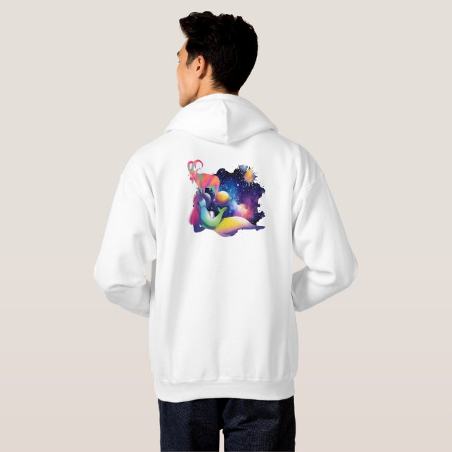 Celestial Stenbock Get och Planet Gudinna Hoodie (Hel baksida)