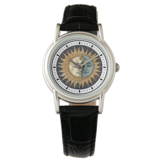 Celestial Sun Moon  Armbandsur (Framsida)