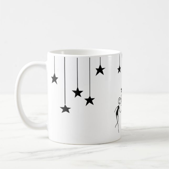Celestial Sun & Moon Mug Kaffemugg (Vänster)