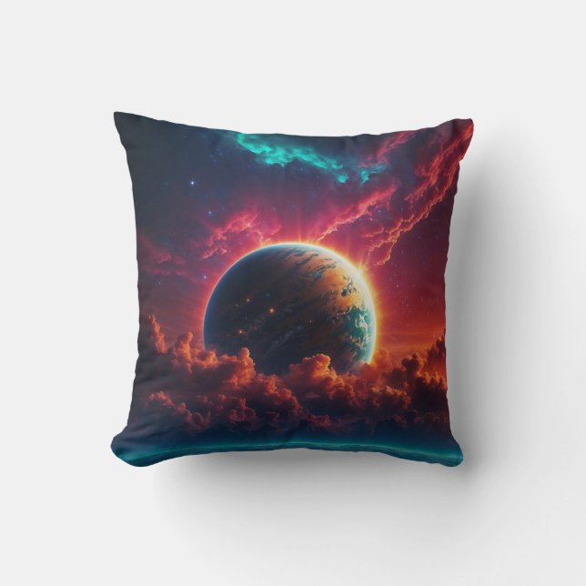 Celestial Sunrise Kudde (Framsida)