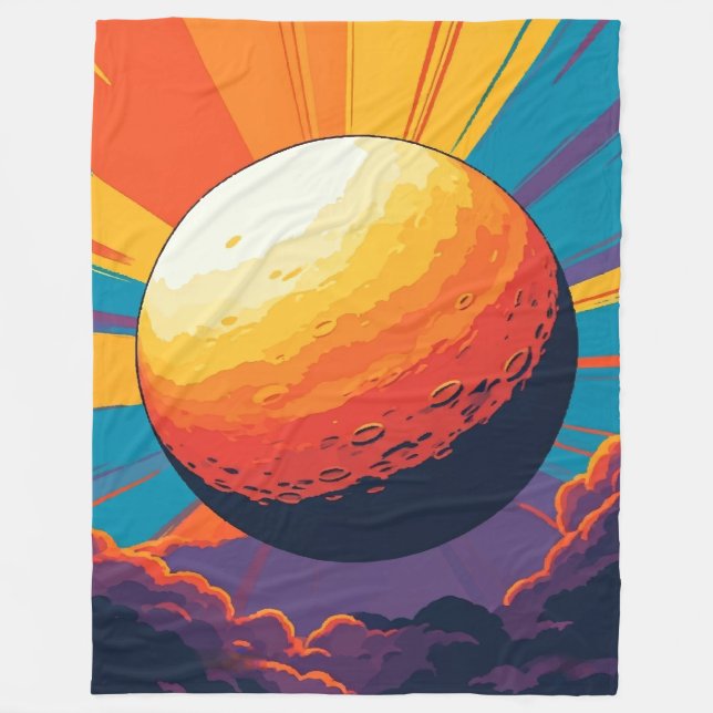 Celestial Sunset Fleece Blanket (Framsidan)