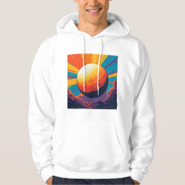 Celestial Sunset Herrens T-Shirt Hoodie