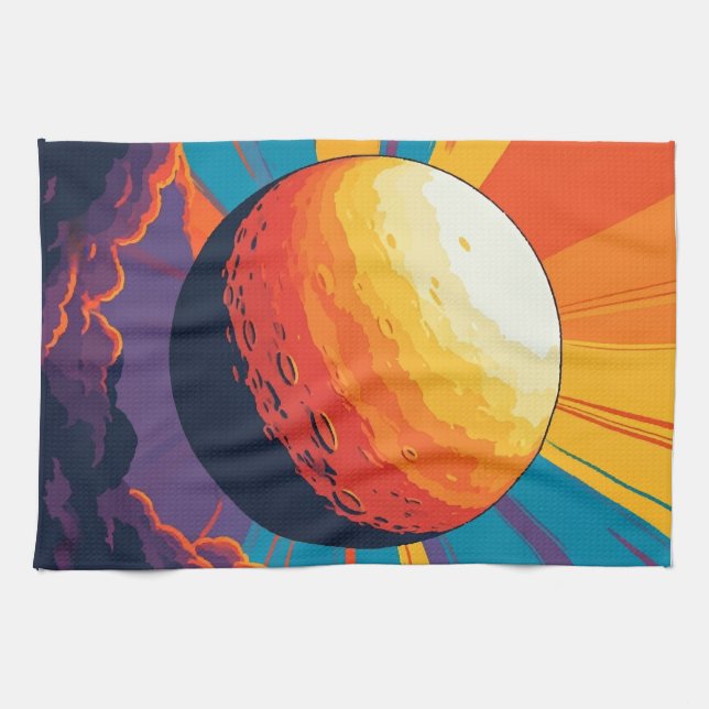 Celestial Sunset Kitchen Towel Kökshandduk (Horisontell)